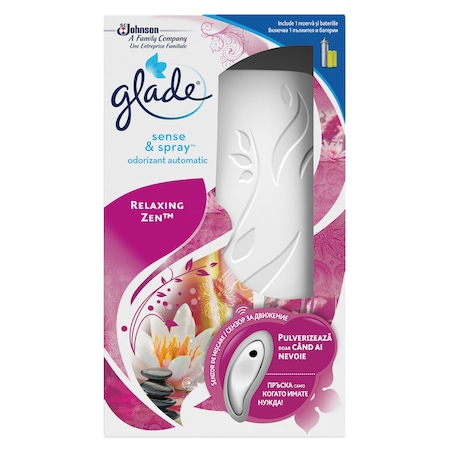 Odorizante - Glade sense&spray aparat+rezerva 18ml relaxing zen