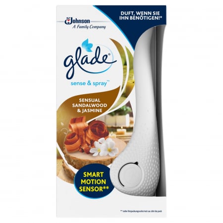 Odorizante - Glade sense&spray aparat+rezerva 18ml sandalwood jasmine