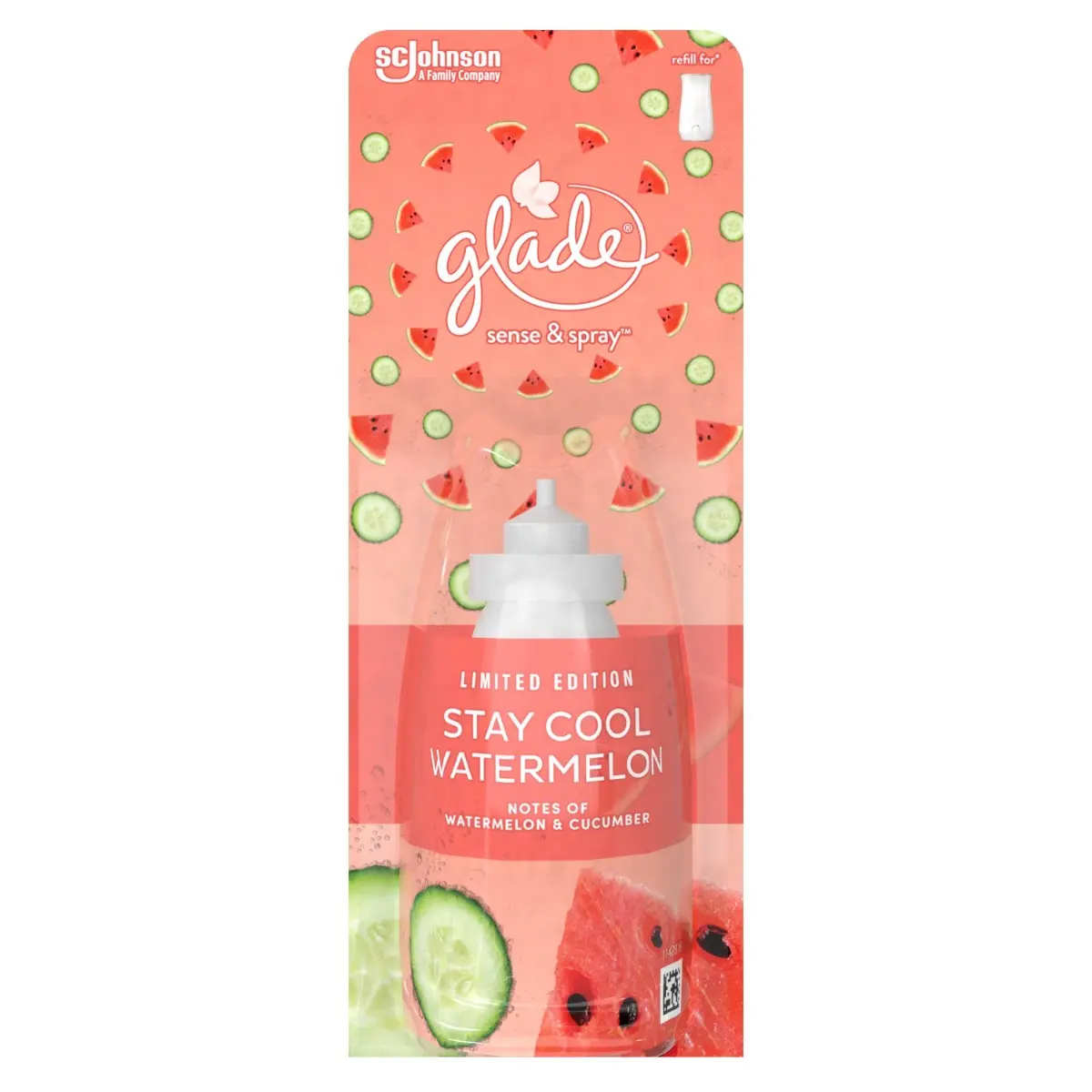 Odorizante - Glade sense&spray rezerva 18ml stay cool watermelon