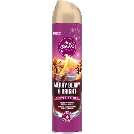 Odorizante - Glade spray camera 300ml merry berry bright