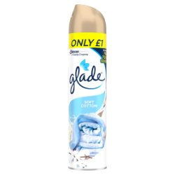 Odorizante - Glade spray camera 300ml soft cotton