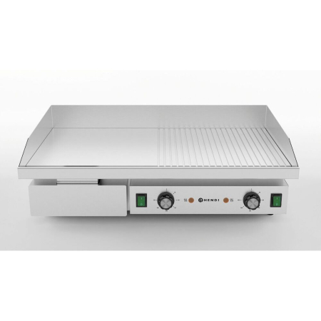 Echipamente Profesionale Bucatarie - Gratar neted si striat, HENDI, 400V/4400W, 720x460x(h)241