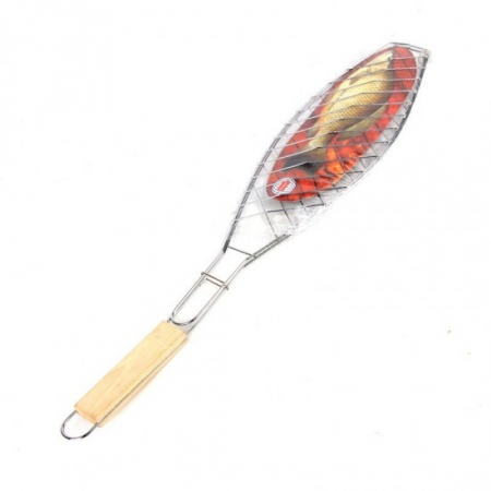 Ustensile bucatarie - Gratar peste inox cu maner mx