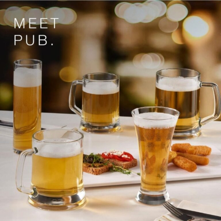 Halba bere Pub 380 ml ( 55299 ) – design clasic din sticla rezistenta [1]
