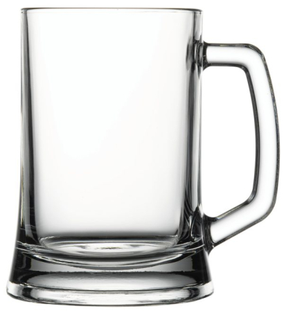 Vase si accesorii bucatarie - Halba bere Pub 500 ml ( 55129 ) – design robust din sticla transparenta