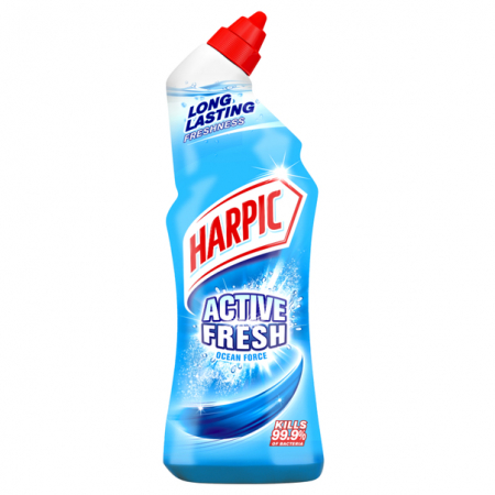 Detergenti si solutii de curatenie - Harpic solutie wc lichid marin 750ml