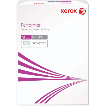 Hartie copiator A3 Performer 80 g, 500 coli/top – Xerox [1]