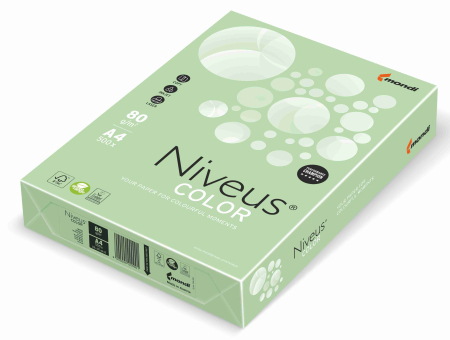 Birotica & Papetarie - Hartie copiator A4 verde deschis pal 80 g, 500 coli/top – MG28 Niveus