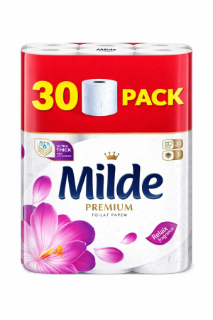 Consumabile hartie - Hartie igienica Milde Premium Relax Purple 3 straturi, 30 role