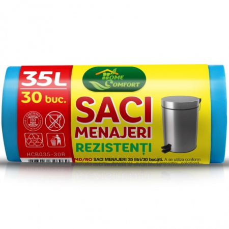 Saci menaj - Hc saci menaj rezistenti 35l 30buc