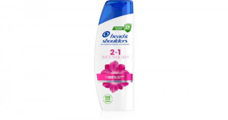 Sampon - Head&shoulders sampon&balsam 480ml 2in1 smooth silk
