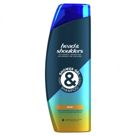 Sampon - Head&shoulders sampon&gel 360ml 2in1 sport