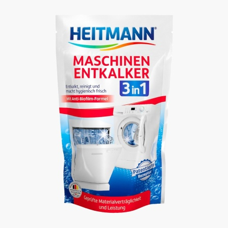 Apa fier - Heitmann decalcificator universal masina de spalat haine si vase 3in1 175g