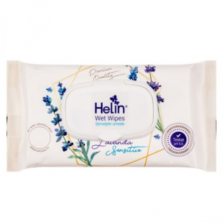 Servetele umede - Helin servetele umede 100buc lavanda