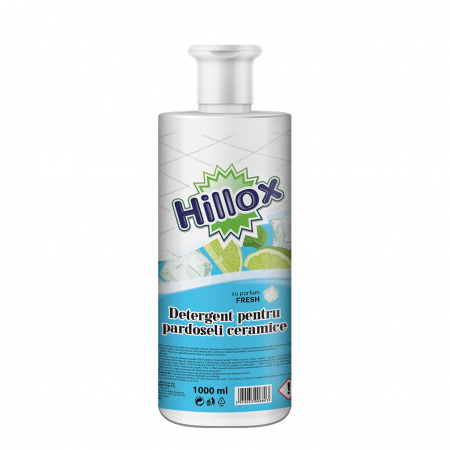 Detergenti si solutii de curatenie - Hillox detergent pardoseli 1l suprafete ceramice fresh