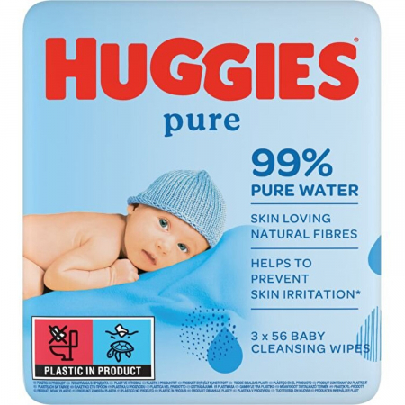 Servetele umede - Huggies servetele umede 3x56buc pure water