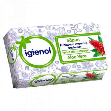 Ingrijirea corpului - Igienol sapun antibacterian 4bucx90g aloe vera