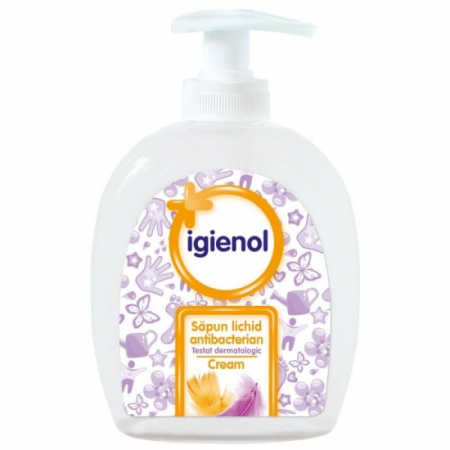 Sapun lichid - Igienol sapun lichid antibacterian 300ml cream