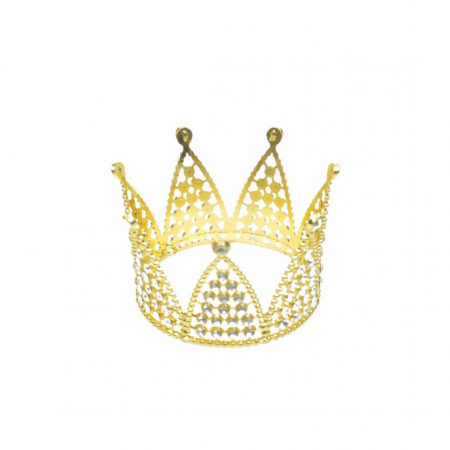 Inel pentru Șerveț Masă, Model Coroniță – Fier + PVC | 5 x 7,5 cm [1]