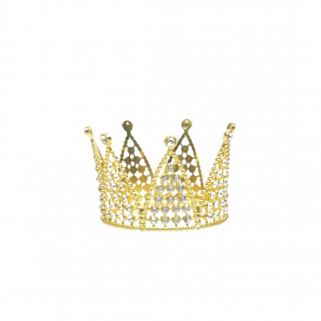 Articole pentru servit - Inel pentru Șerveț Masă, Model Coroniță – Fier + PVC | 5 x 7,5 cm