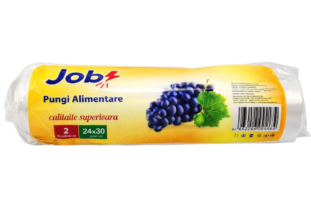 Uz casnic si menaj - Pungi alimentare JOB HDPE 2 kg – 24 x 30 cm, rola 200 buc