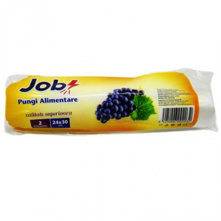 Pungi alimentare - Job pungi alimente 2kg 24x30cm 300buc