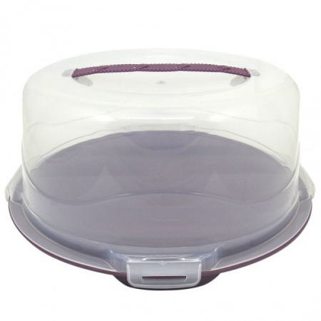 Vase si accesorii bucatarie - Ksuport tort rotund cu capac 30cm mx