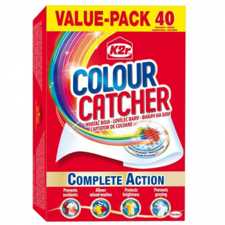 Detergenti rufe - K2r absorbant 40 plicuri de culoare