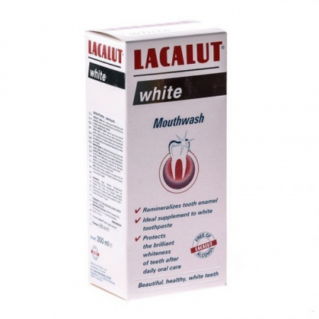 Apa de gura - Lacalut apa gura 300ml white