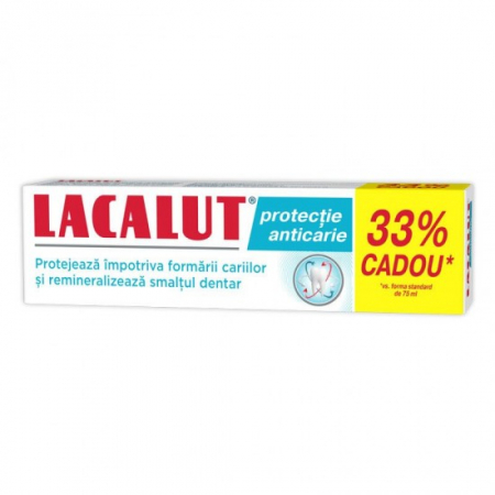 Ingrijirea corpului - Lacalut pasta dinti 75ml+33% protectie anticarie
