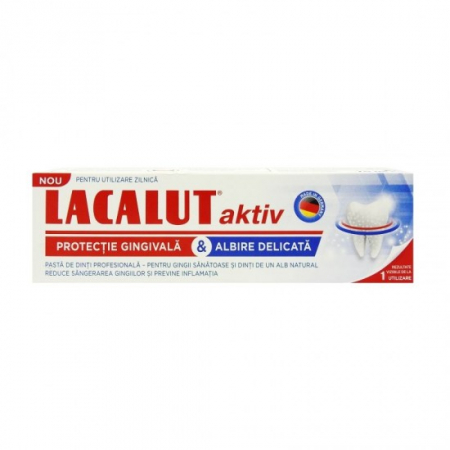Ingrijirea corpului - Lacalut pasta dinti 75ml aktiv albire delicata