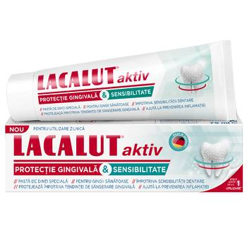 Pasta dinti - Lacalut pasta dinti 75ml aktiv protectie gingivala sensibilitate