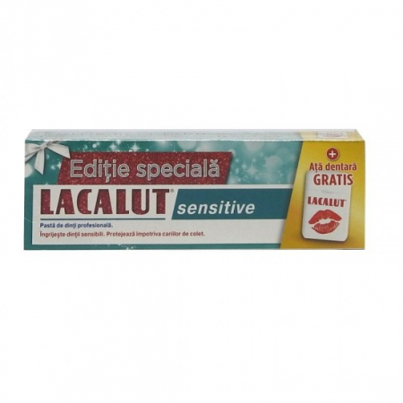 Ingrijirea corpului - Lacalut pasta dinti 75ml sensitive+ata dentara