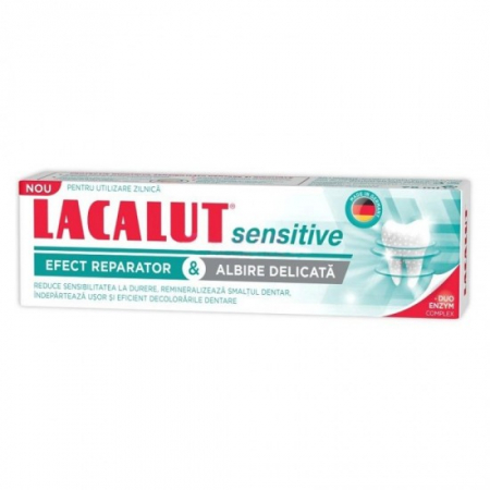Ingrijirea corpului - Lacalut pasta dinti 75ml sensitive whitening