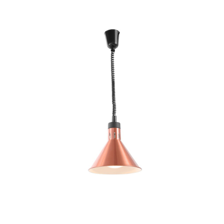 Lampa de caldura conica, finisaj cupru ø275x(H)250 mm, 230V, 250W [0]
