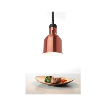 Lampa de incalzire cilindrica, finisaj cupru ø175x(H)250 [4]