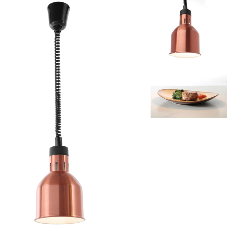 Lampa de incalzire cilindrica, finisaj cupru ø175x(H)250 [1]