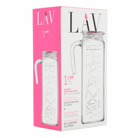 Vase si accesorii bucatarie - Lav carafa cu capac line 120 1200cc