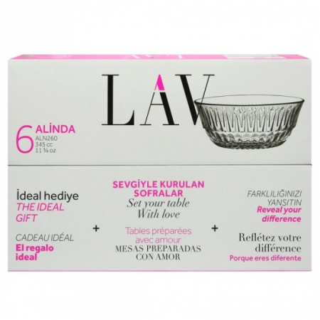 Vase si accesorii bucatarie - Lav castron alinda aln260 245cc 6buc/set