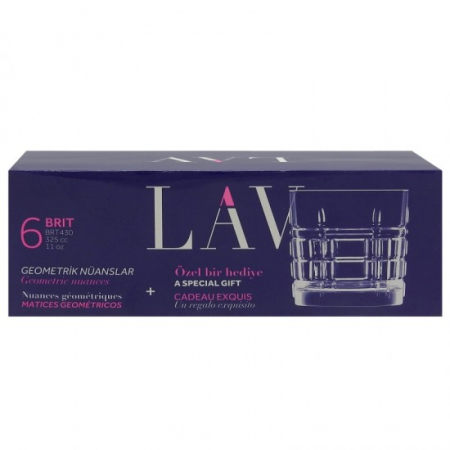 Pahare - Lav pahare brit 430 325cc 6buc/set