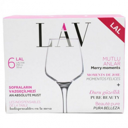 Lav pahare cu picior 558 295cc 6buc/set [1]