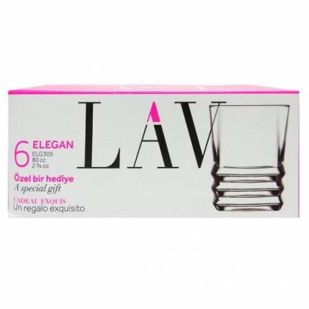 Lav pahare elegan elg305 80cc 6buc/set [1]