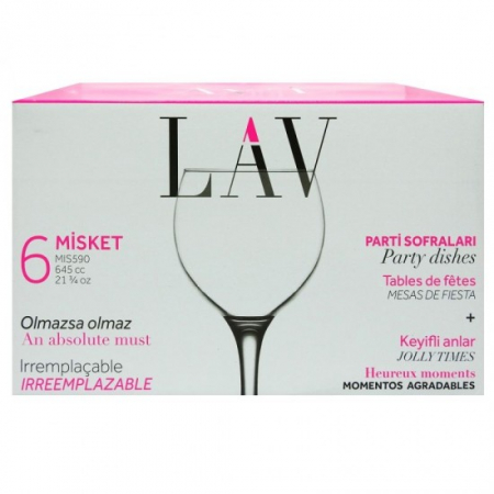 Lav pahare misket mis590 645cc 6buc/set [5]