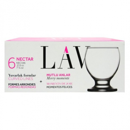 Lav pahare nectar nec346 215cc 6buc/set [1]