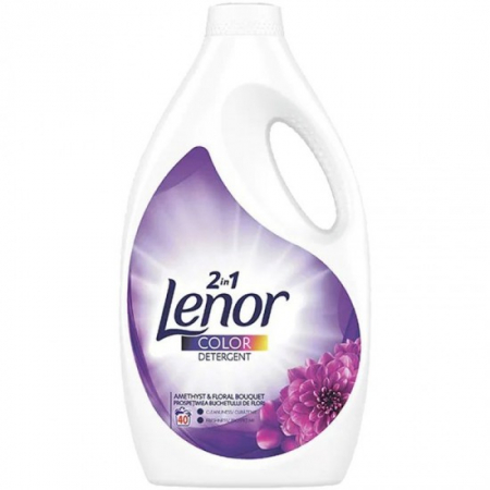 Detergenti rufe - Lenor detergent lichid 2in1 automat 2.2l amethyst color 40sp