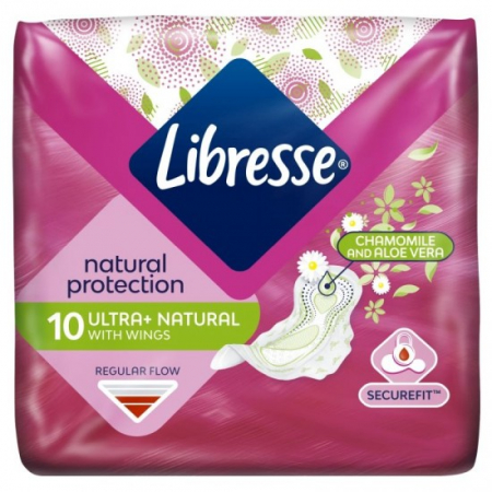 Absorbante - Libresse absorbante 10buc normal ultra thin deo fresh aloe vera