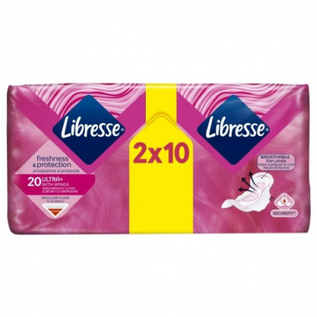 Ingrijirea corpului - Libresse absorbante 20buc ultra with wings