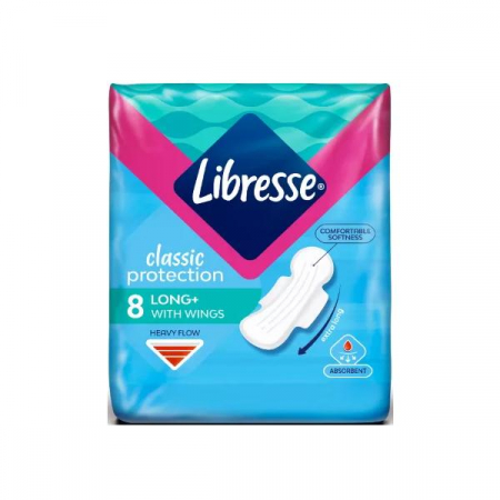 Ingrijirea corpului - Libresse classic 8buc long+ whit wings