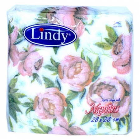 Servetele hartie - Lindy servetele masa 1str 28x28cm 55buc