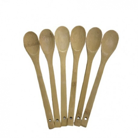 Ustensile bucatarie - Lingura bambus 6buc mx